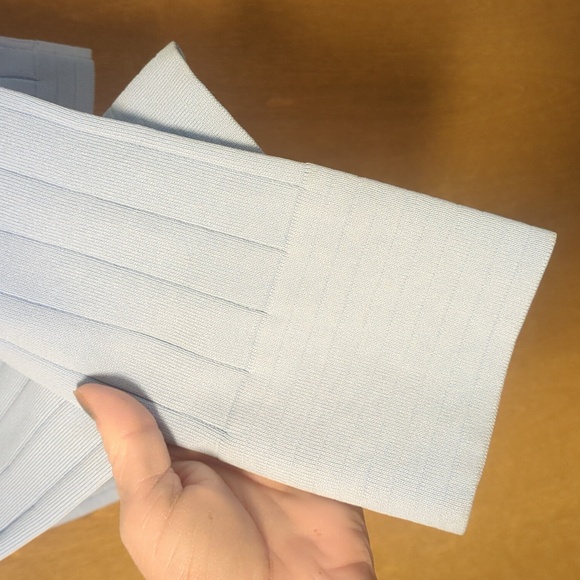 NWT Endless Rose Blue Structured Knit Jacket Gold Buttons L - Picture 2 of 13